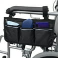 thumbnail image 1 of Wheelchair Side Bag Pouch Basket Waterproof Walker Storage Bag for Wheelchairs/Home/Outdoor/Baby Cart, 1 of 7