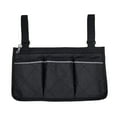 thumbnail image 1 of Wheelchair Side Bag With Spacious Compartments For Mobile Phones Keys And Daily Items, Easy To Install On Manual Or Electric Wheelchairs And Scooters, Durable, 1 of 7