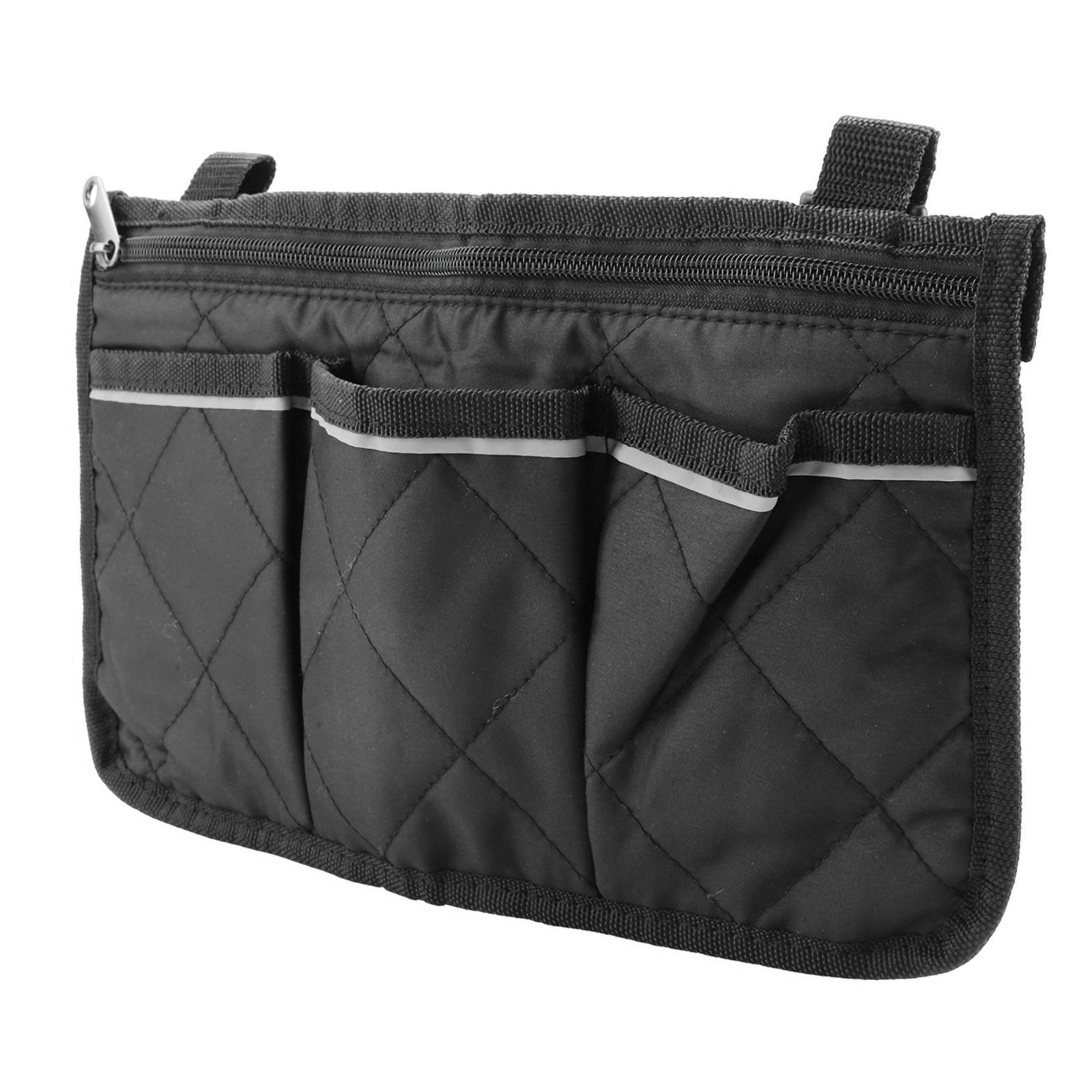 Wheelchair Side Bag for Back Wheelchair Storage Bag Pouch Fits Most Bed