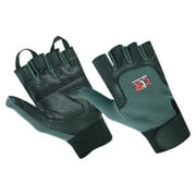 Wheelchair User Gloves Mobility Disability Fingerless Long Thumb Leather Palm for Men and Women Workout Weight Lifting, Cycling, Driving Gloves New Design Unisex Black-L