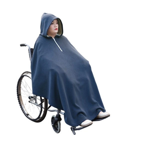 Wheelchair Warmer Blanket Winter Velvet Thickened Elderly Cold Proof Leg Protection Blanket Wheelchair Cosy Cover Warm Blanket