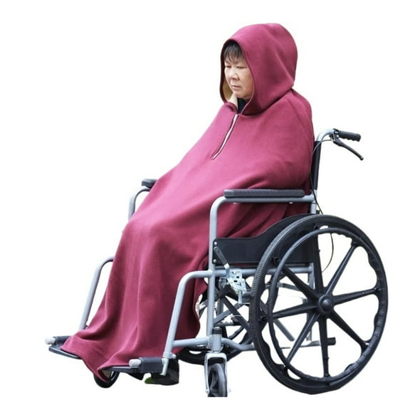 Wheelchair Warmer Blanket Winter Velvet Thickened Elderly Cold Proof Leg Protection Blanket Wheelchair Cosy Cover Warm Blanket