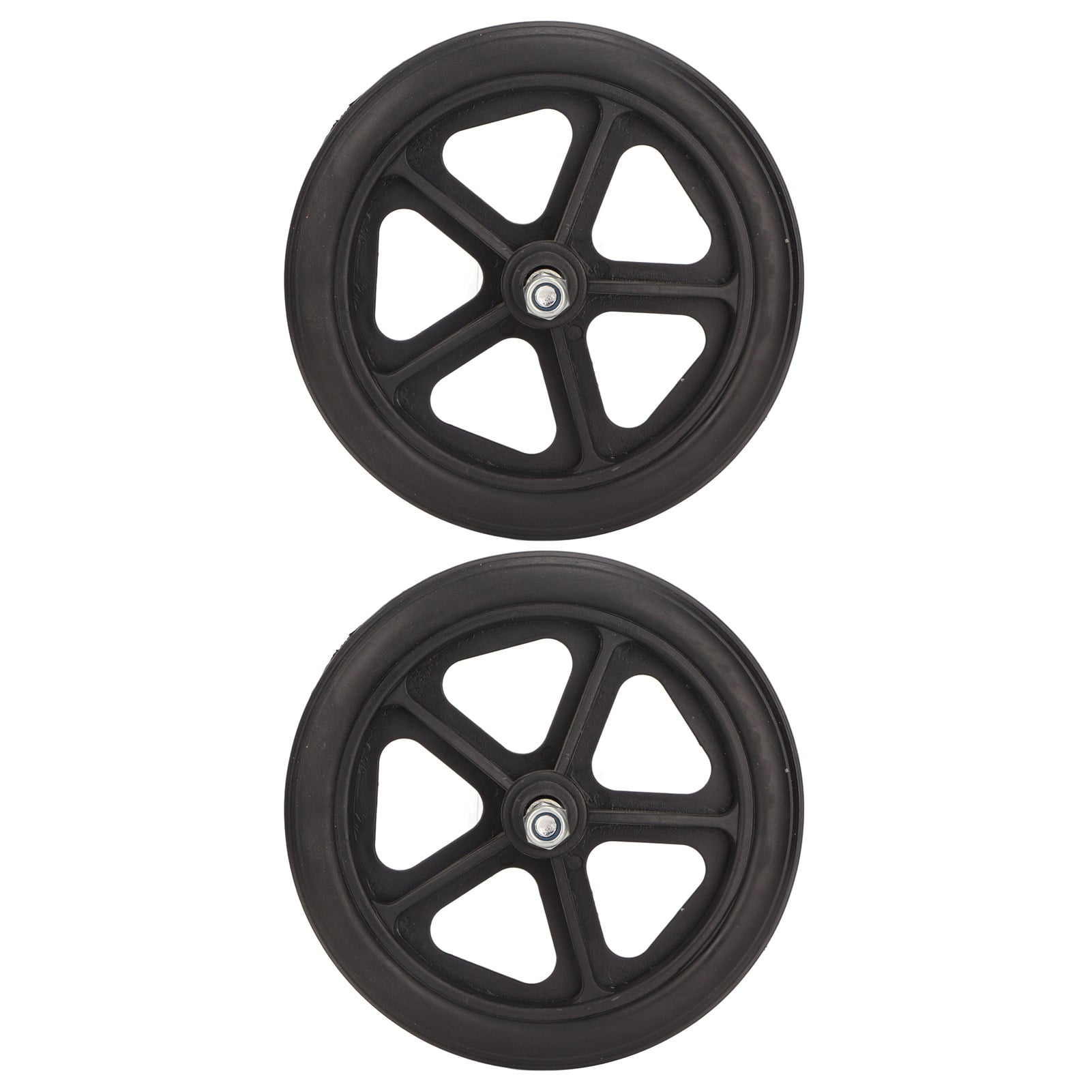 Wheelchair Wheel, Walker Tire Easy Installation 1 Pair Easy Turning For