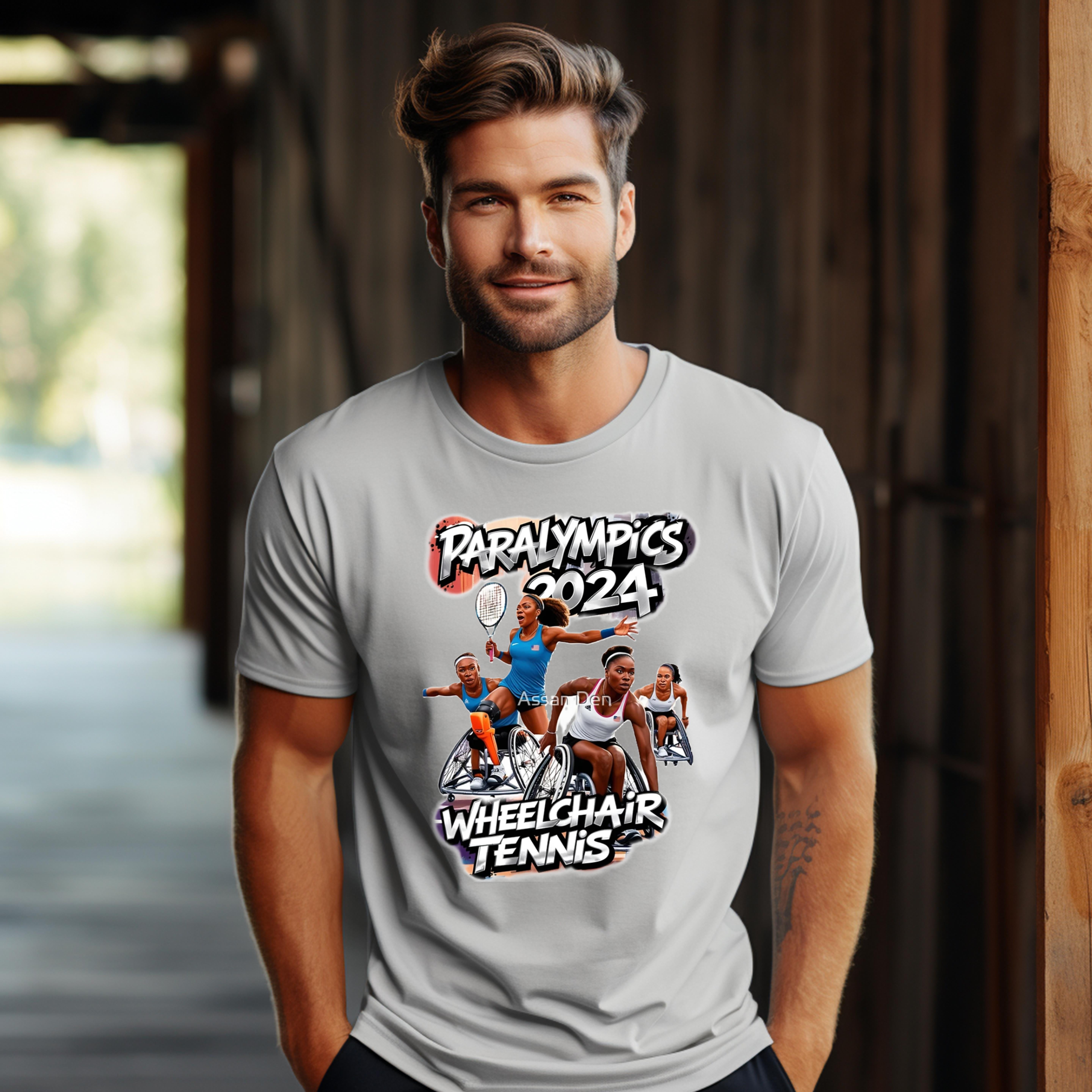 Wheelchair tennis paralympics 2025 unisex tshirt,Wheelchair tennis