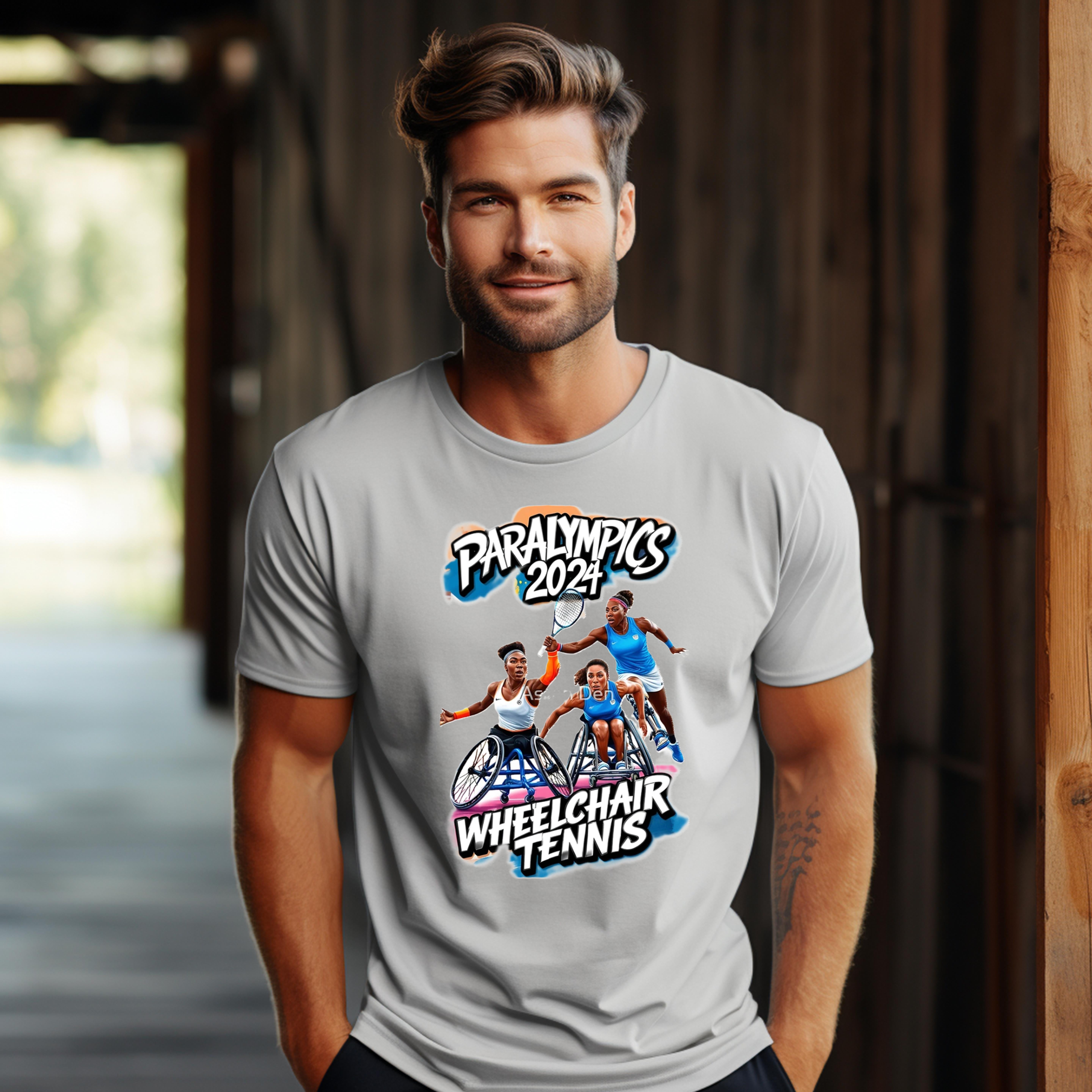 Wheelchair tennis paralympics 2025 unisex tshirt,Wheelchair tennis