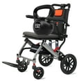thumbnail image 1 of Wheelchairs for Adults Transport Wheelchair Only 20 Lbs with 4 Shock-Absorbing Pumps Portable Ultra Light Elderly Wheelchair Equipped Removable Flip Armrests Locking Handbrake Support 220 Lbs, 1 of 8