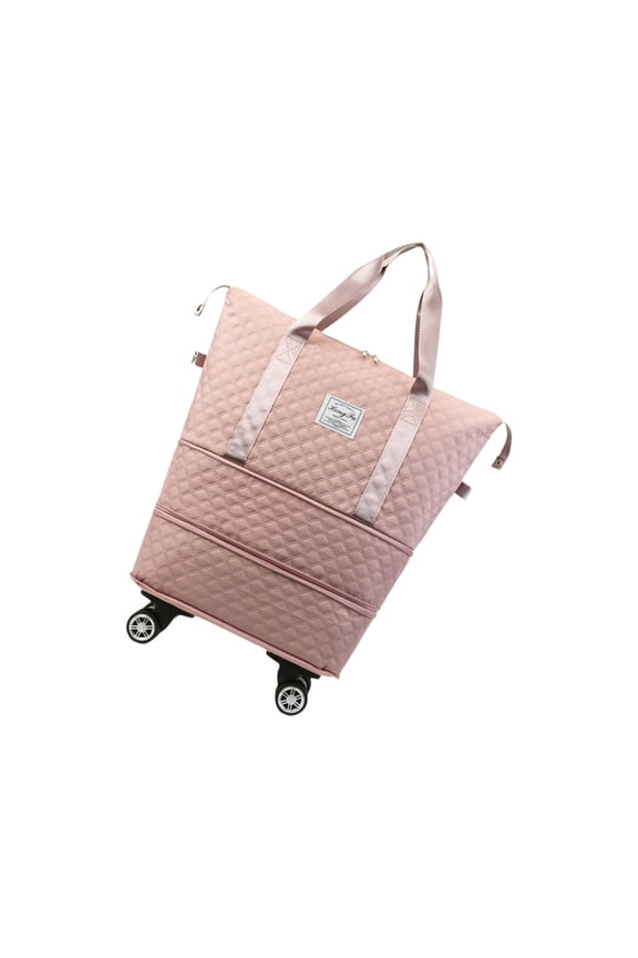 Wheeled Travel Bag Fitness Bag Weekender Bag Overnight Bag Training Bag with Dry and Wet Separation Hospital Bag