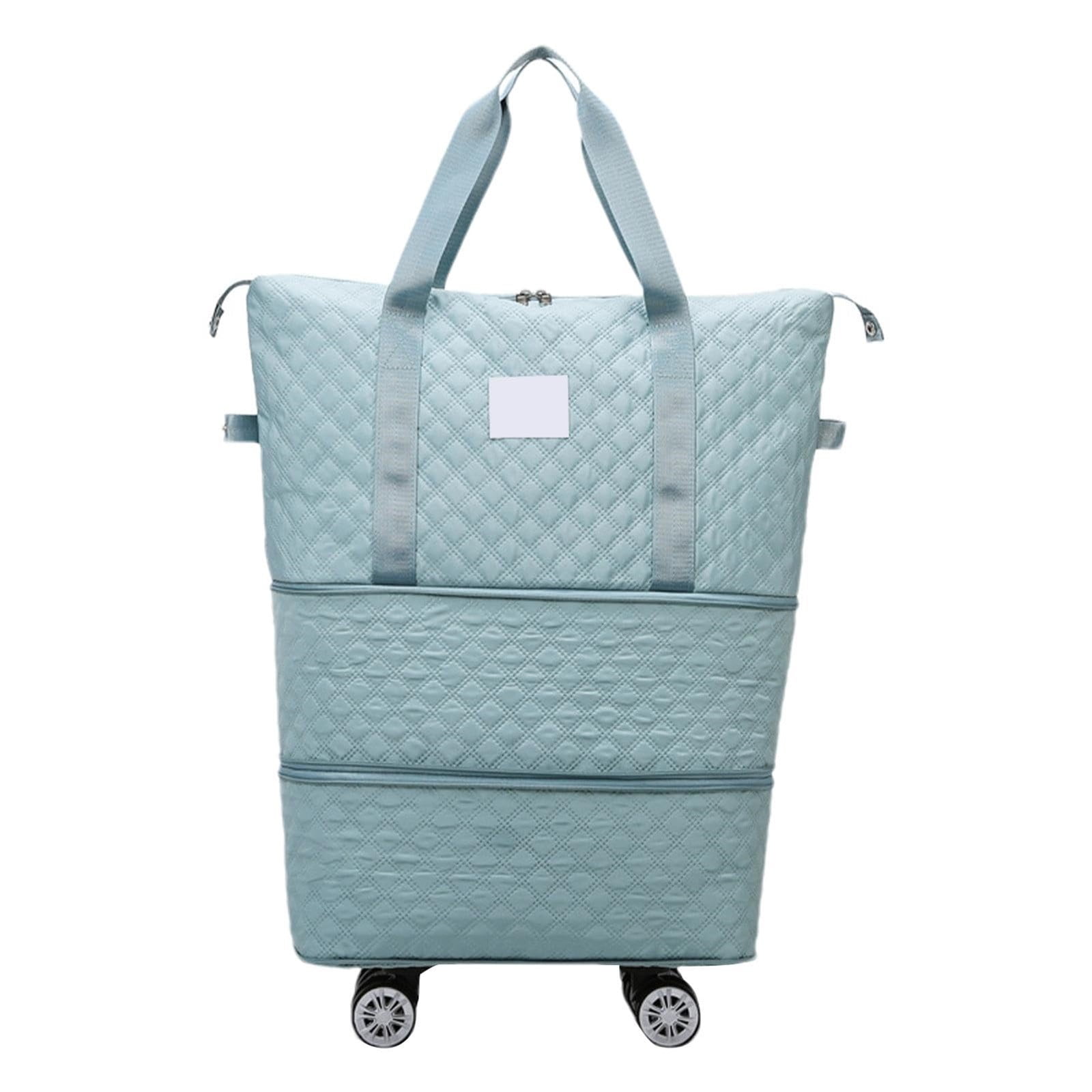 Wheeled Travel Duffel Bag Expandable Suitcase For Travel Folding Carry