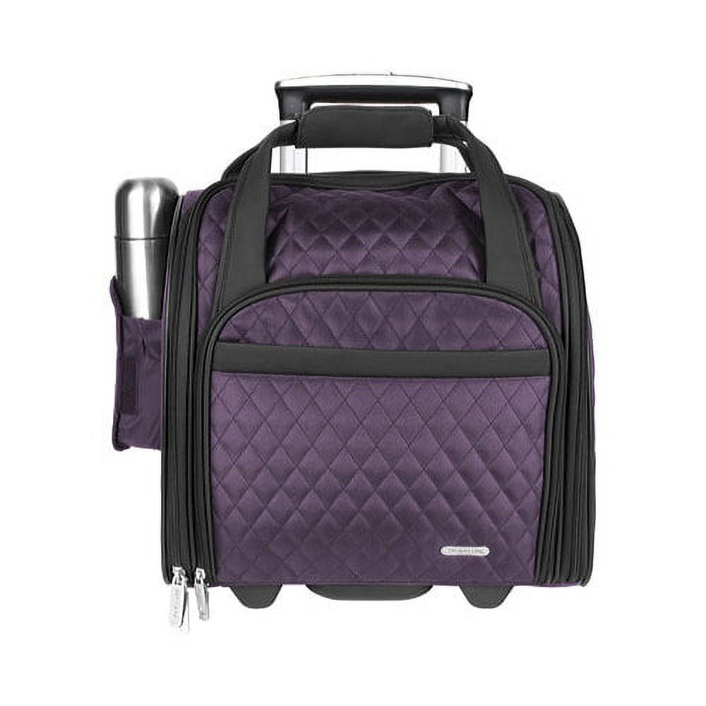 Wheeled Underseat CarryOn with BackUp Bag 13.5 x 13.5 x 8