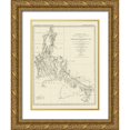 thumbnail image 1 of Wheeler 15x18 Gold Ornate Wood Framed with Double Matting Museum Art Print Titled - Explorations Nevada Arizona - Wheeler 1871, 1 of 4