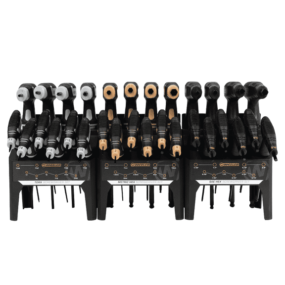 Wheeler 30 Piece SAE/Metrix Hec and Torx P-Handle Set