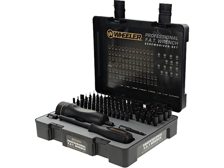 Wheeler Engineering 4001004 100-Piece F.A.T. Wrench Screwdriver Set, Precision Gunsmithing Torque Tool Kit