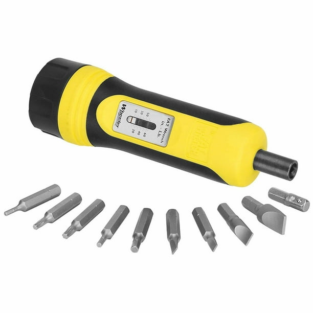 Wheeler Firearm Gunsmithing Torque Wrench Screwdriver with 10 Bit Set Kit Gun Tool 553556 Walmart Business Supplies
