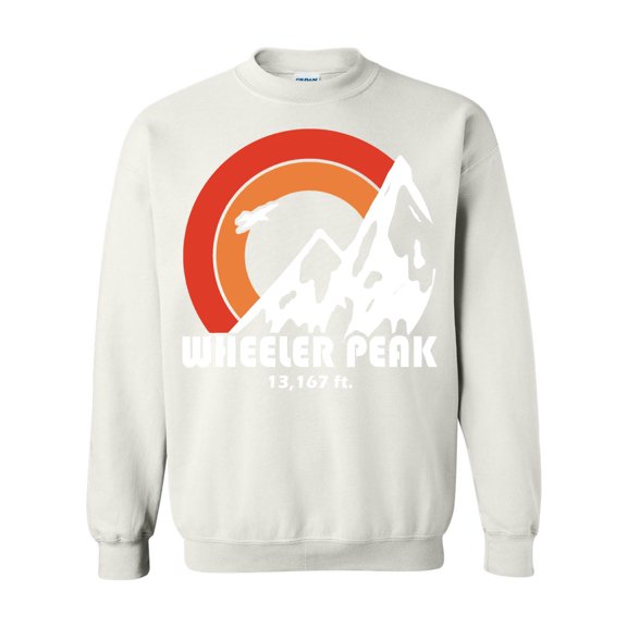Wheeler Peak Mountain Hiking Nature Adventure Graphic Sweatshirt