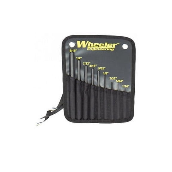 Wheeler Roll Pin Punch Set - 9 Piece