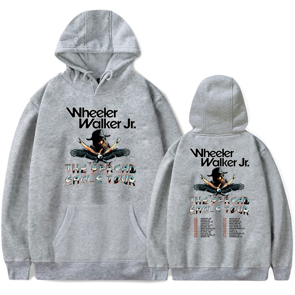 Wheeler Walker Jr Spread Eagle Tour 2024 Hoodies Merch For Men/Women Unisex  Long Sleeve Sweatshirt Pullover Streetwear