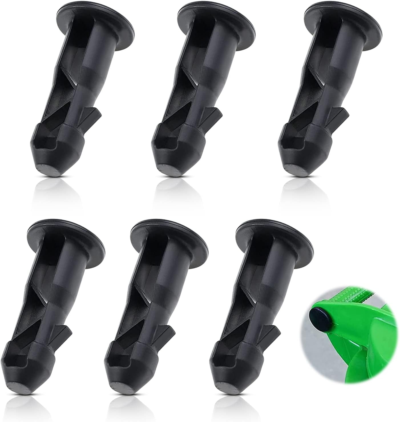 Wheelie Bin Lid Hinge Pins Black Plastic Pins for 240L Trash Bins