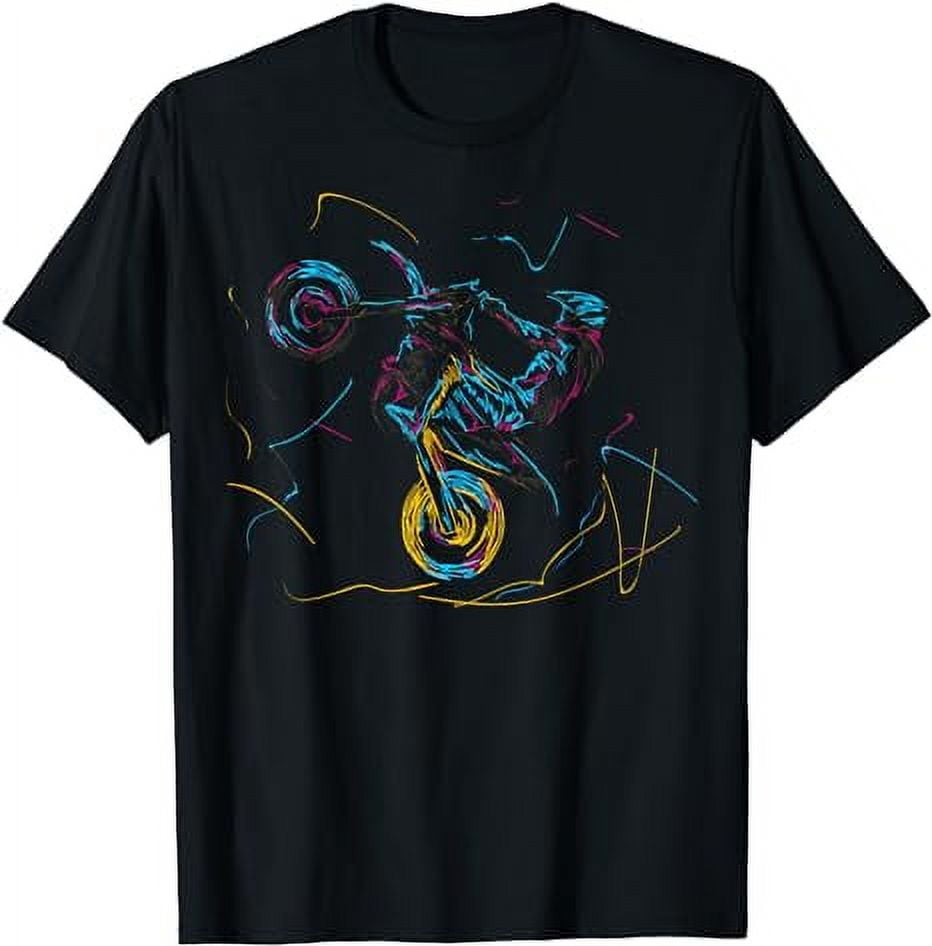 Maglietta Supermoto E Motocross - T-Shirt Unisex Per Enduro, Supermotard E Appassionati Di Moto - Foto 7