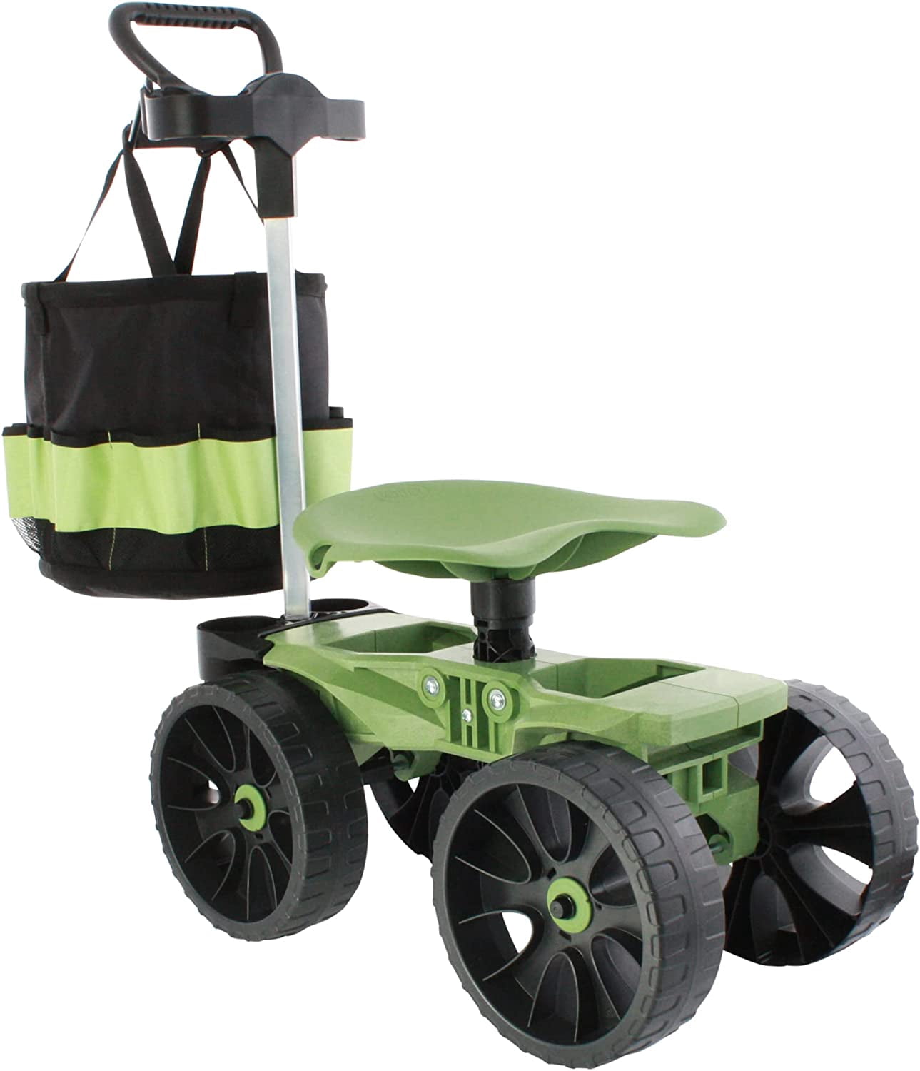 Wheelie Rack Wheelie with Tool Toter Handle | American Made Rolling Scoot and Tool ...