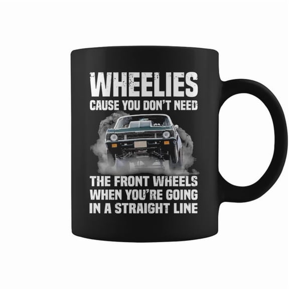 Wheelies Cause Revised Coffee Mugs