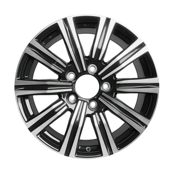 Lexus Toyota Wheel 21x8.5 (Black Machine Face, 1pc): Premium Aluminum Casting (A356) with 5x150 Bolt Pattern