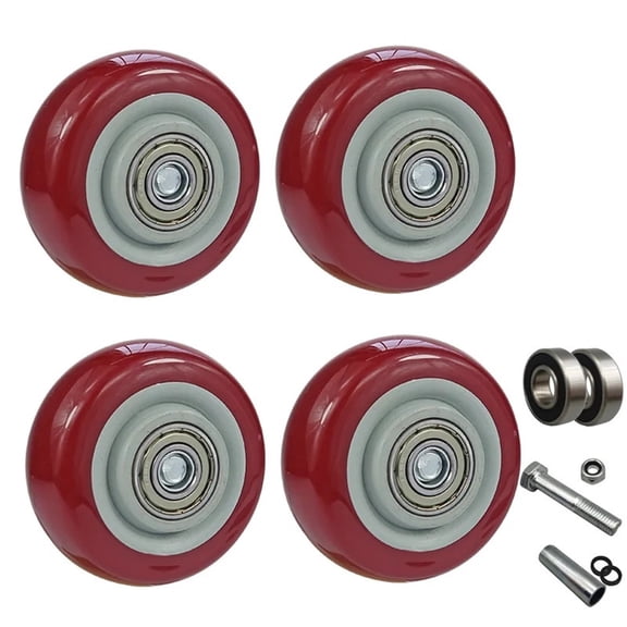 Wheels Caster Heavy Duty 4pcs Lot Pvc Furniture Hardwares Transport Trolley Indutrial Machine 3/4/5inch Wide Universal Transport ,Easy to Install