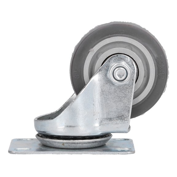 Wheels For Cart, 2-Bearing TPR Rubber Caster Wheels Caster Wheel For Shopping Cart For Box For Light Equipment For Movable Furniture