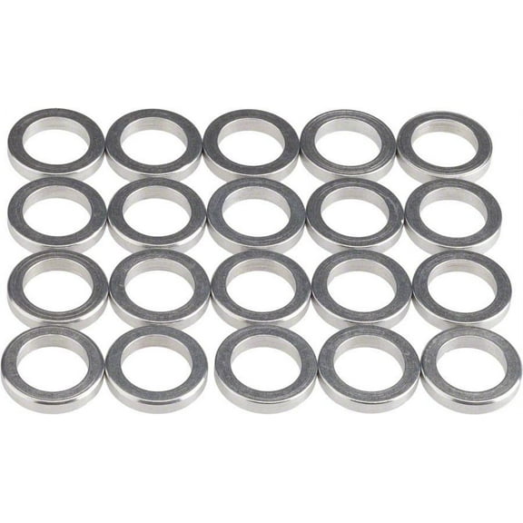 Wheels Manufacturing 2.2mm Aluminum Chainring Spacer Bag of 20 Adjusts Chainline