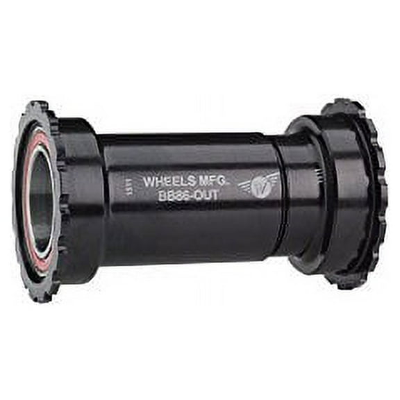 Wheels Manufacturing BB86/92 SRAM Bottom Bracket with ABEC-3 Bearings Black Cups - Threaded