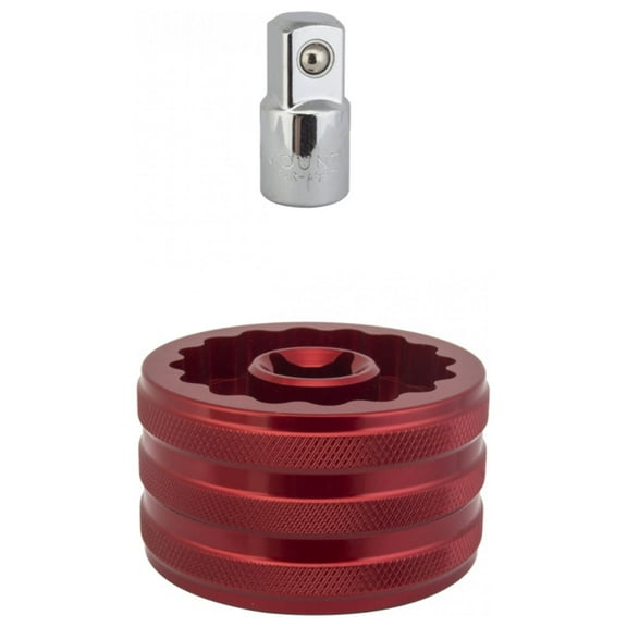 Wheels Manufacturing BBTOOL-48-44 Bottom Bracket Socket 48.5mm 44mm 16-Notch Cups