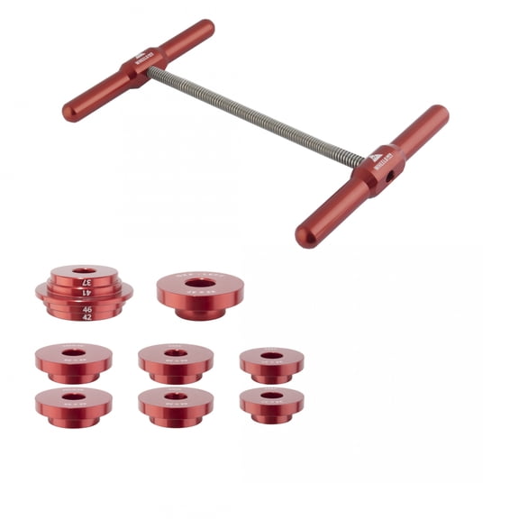 Wheels Manufacturing Bottom Bracket Press Essential Kit Bearing Press Red BP0006