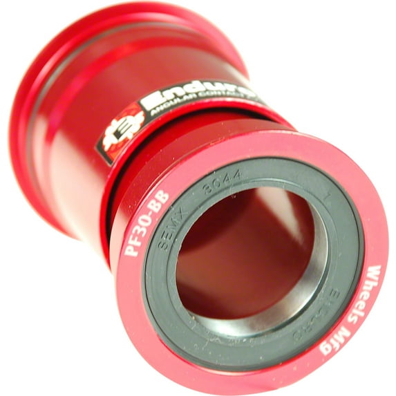 Wheels Manufacturing Bottom Bracket Set Pressfit 30 Red Aly Ceramic