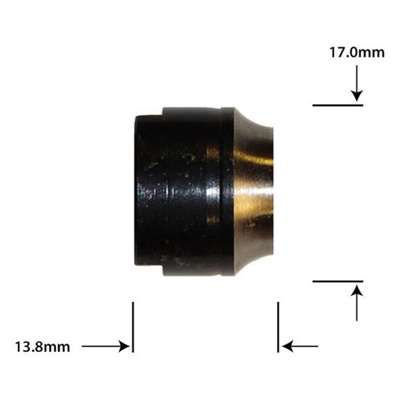 Wheels Manufacturing CN-R085 Rear Cone: 13.8 x 17.0mm