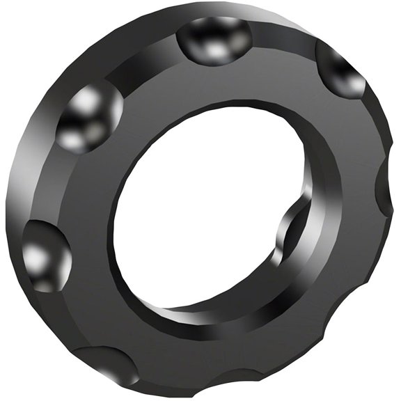 Wheels Manufacturing Derailleur Hanger Fastener - Fast-06, Replacement Trilobe Lockring for DROPOUT - 508