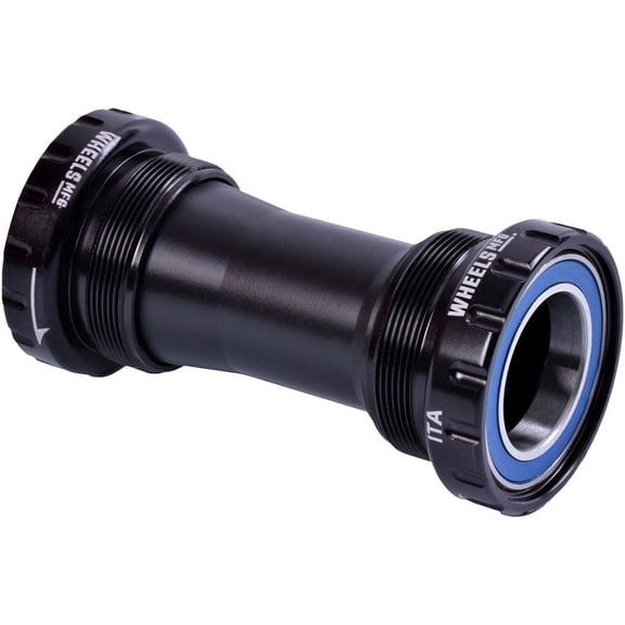 Wheels Manufacturing Italian Bottom Bracket - 24mm Spindle, ABEC 3, Black