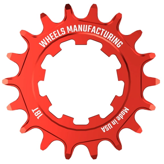 Wheels Manufacturing SOLO-XD Cog - 18t, Red