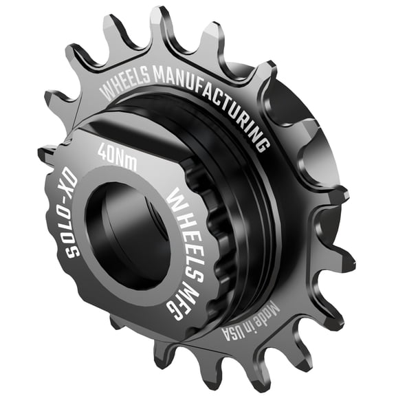 Wheels Manufacturing SOLO-XD XD/XDR Single Speed Conversion Kit - 18t, For SRAM XD/XDR Freehub, Black