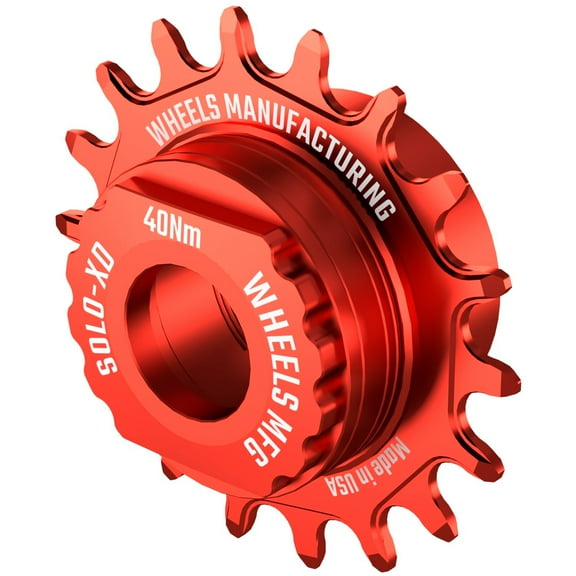 Wheels Manufacturing SOLO-XD XD/XDR Single Speed Conversion Kit - 18t, For SRAM XD/XDR Freehub, Red