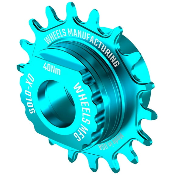 Wheels Manufacturing SOLO-XD XD/XDR Single Speed Conversion Kit - 18t, For SRAM XD/XDR Freeubs, Teal