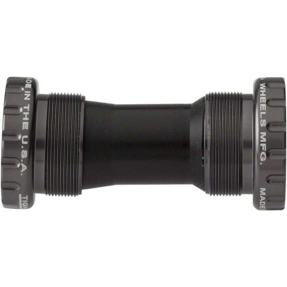 Wheels Manufacturing BSA Bottom Bracket - Compatible with Shimano MTB, ABEC-3 Bearings, Gray Cups