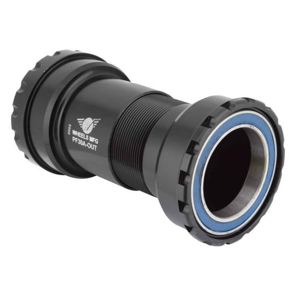 Wheels Manufacturing PF30A Frame to 30mm Spindle Outboard Thread-Together Bottom Bracket with ABEC-3 Bearings