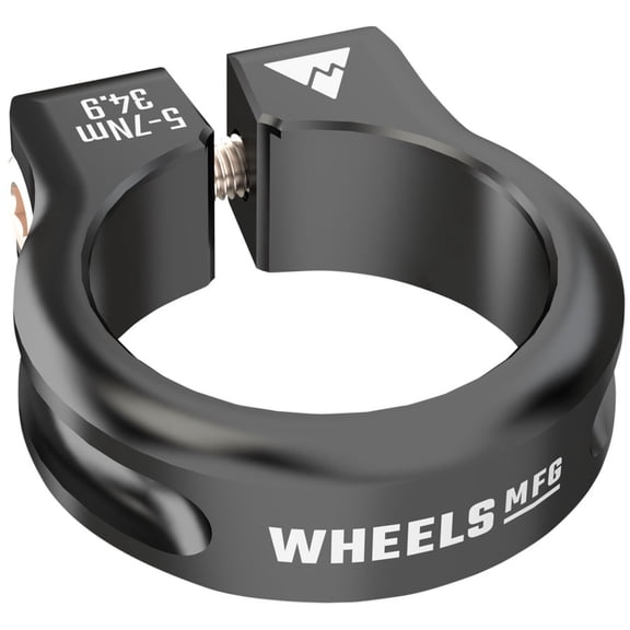 Wheels Manufacturing Seatpost Collar, Seatpost Clamp, 34.9mm, Black