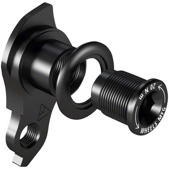 Wheels Manufacturing Universal Derailleur Hanger - 487, For Trek ABP MTB Frames designed to accept SRAM UDH, Black