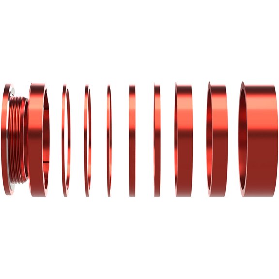 Wheels Manufacturing SOLO-HG Single Speed Conversion Kit - For HG Style Hubs, Red