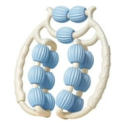Wheels Muscle Roller Massager With Circular Leg Clamps - 360 Roller for Leg, Neck, Hand, Arm Relax - Indoor Sports, Yoga, Bodybuilding Equipment