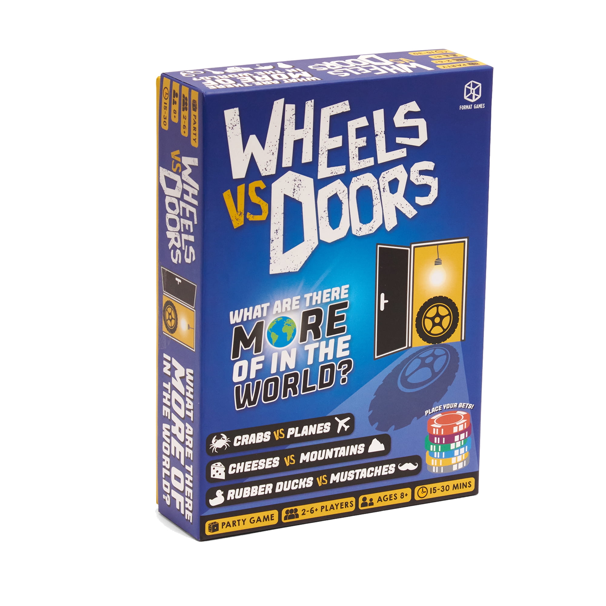 Wheels Vs Doors Party Game for Ages 8 and up, from Asmodee - Walmart.com