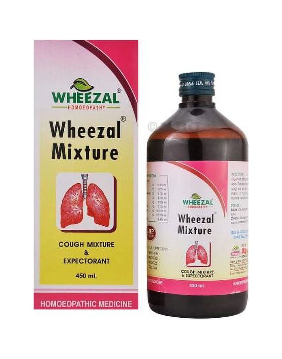 Wheezal Mixture 450 ml Syrup Homeopathy Homeopathy Top Brands Cold