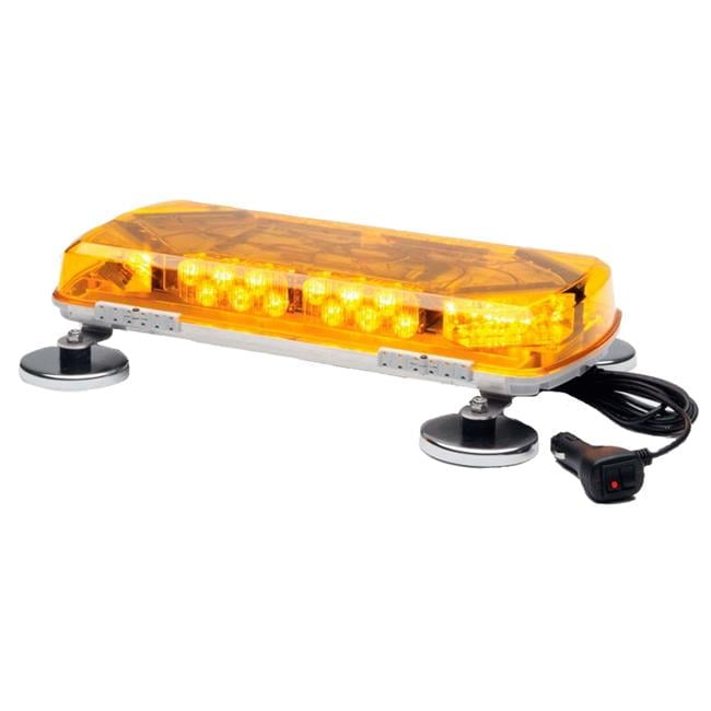 Whelen Engineering Century シリーズ スーパーLEDミニライトバー 16インチ 永久マウント - アンバー : Whelen Engineering Century Series Super-LED Mini