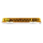 Whelen Engineering WHEMC16PA 16 in. Mini Century Lightbar with Permanent Mount Kit, Amber