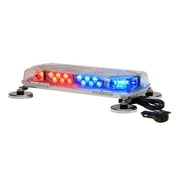 Whelen Engineering WHEMC16PM 16 in. Mini Century Lightbar with Mount Kit - Amber & Blue